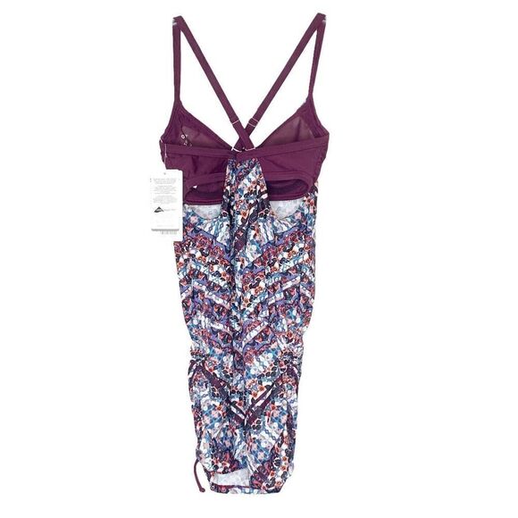 Athleta Women’s Wild Bloom Marrakesh Tankini Top Or Swim Dress NWT $89 32 B/C - Picture 11 of 12